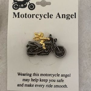 Motorcycle Angel pins